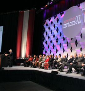 The opening ceremony welcomes attendees to the 71st annual meeting of the American College of Rheumatology
