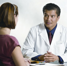 Motivational interviewing encourages physicians to ask open-ended questions and actively listen to what the patient has to say