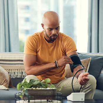 Patients who monitor their blood pressure at home tend to be more engaged in their care resulting in improved adherence to medication and behavioral modifications as well as increased self-efficacy